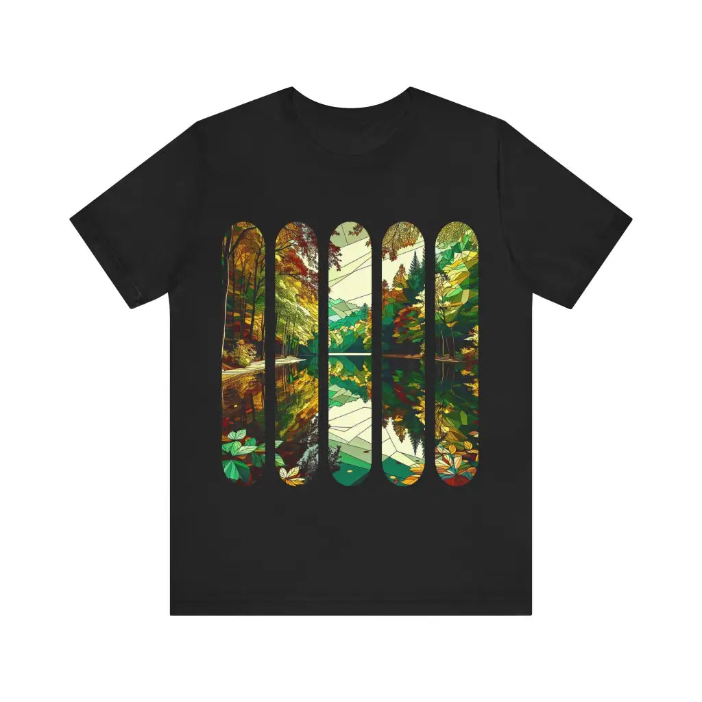 Kaleidoscope of Foliage and Water - Jersey Short Sleeve Tee