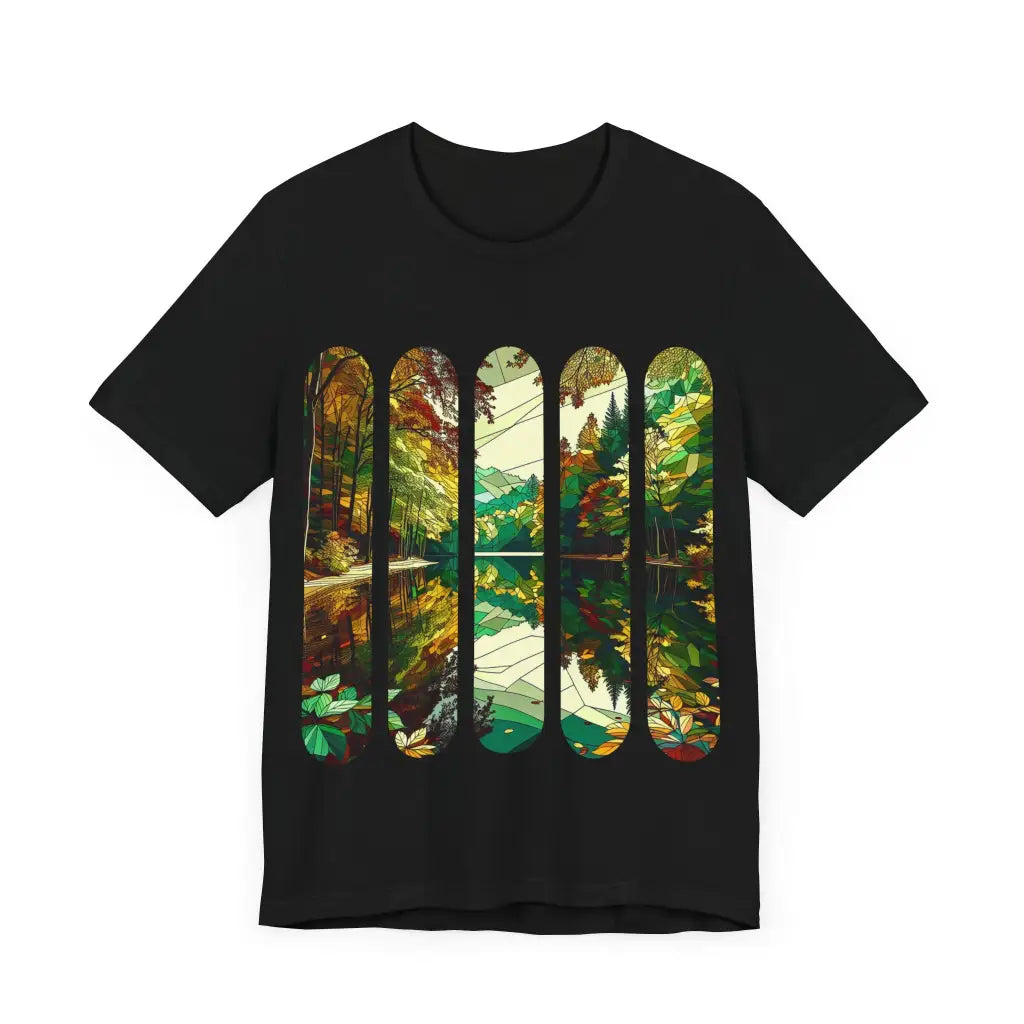 Kaleidoscope of Foliage and Water - Jersey Short Sleeve Tee