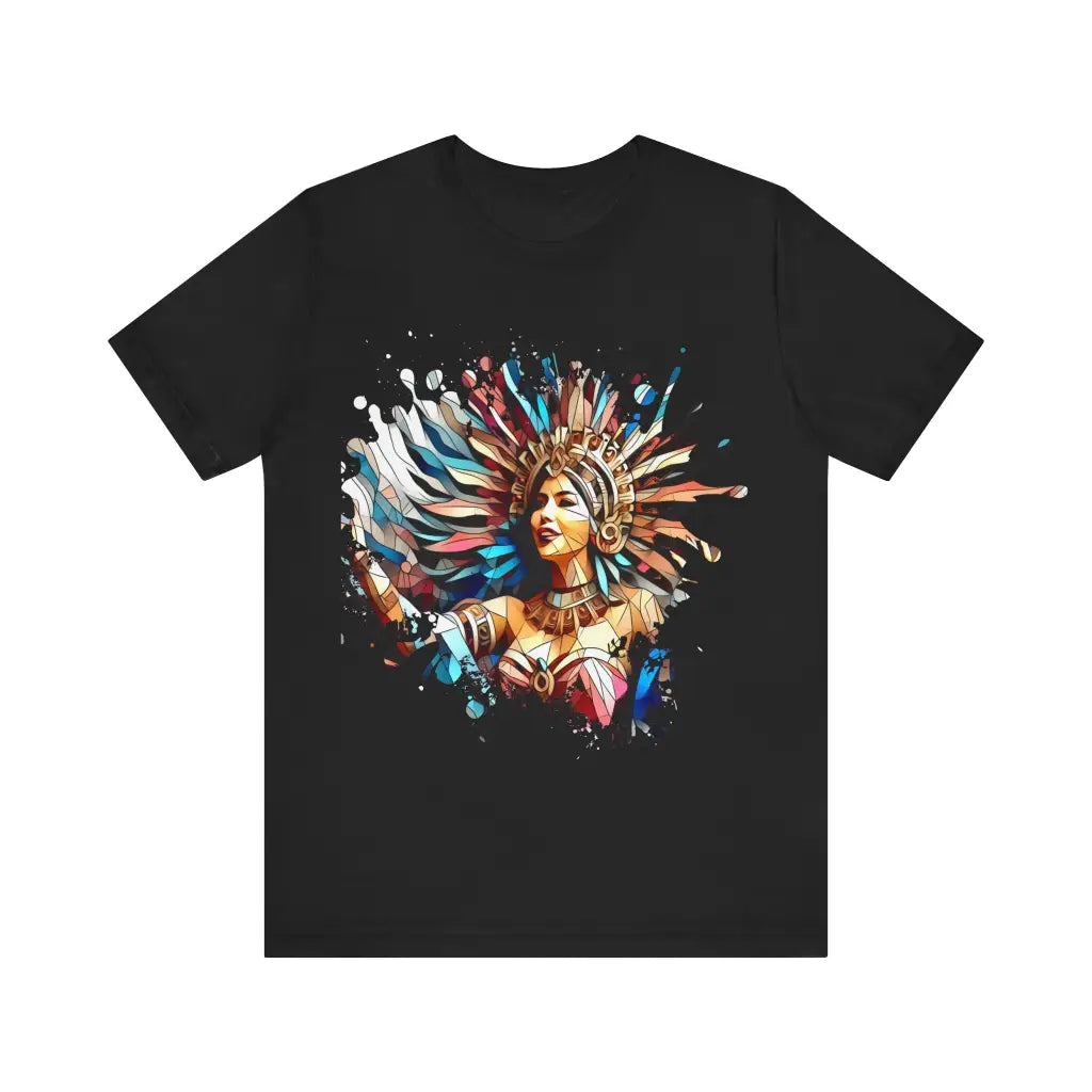 Kaleidoscope Queen Jersey Short Sleeve Tee Black / S T Shirt