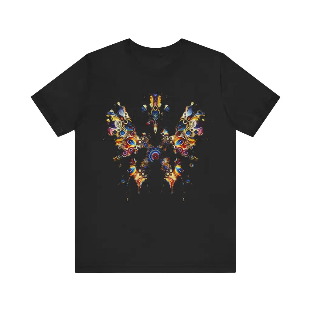 Kaleidoscopic Imprint - Jersey Short Sleeve Tee - Black / S