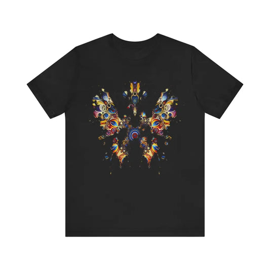 Kaleidoscopic Imprint - Jersey Short Sleeve Tee - Black / S