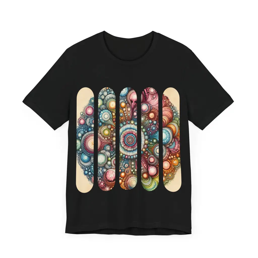 Kaleidoscopic Orbs - Jersey Short Sleeve Tee - T-Shirt