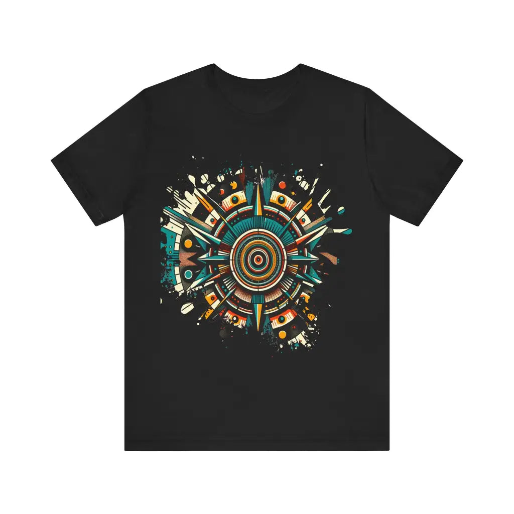 Kaleidoscopic Precision - Jersey Short Sleeve Tee - Black