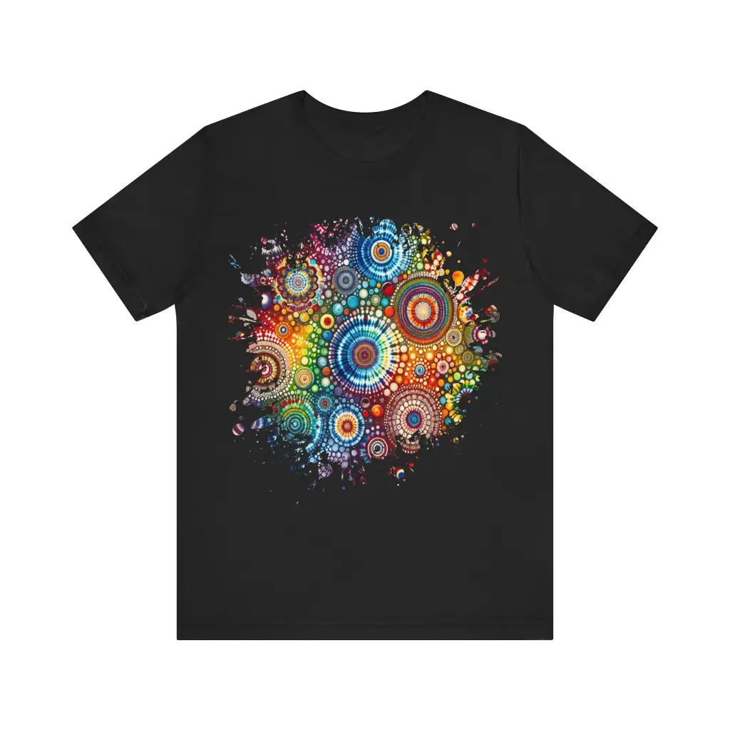 Kaleidoscopic Ripples - Jersey Short Sleeve Tee - Black / S