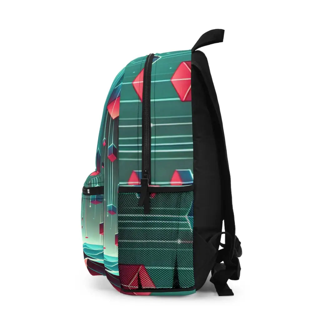 Land of Falling Cubes Backpack One size Bags