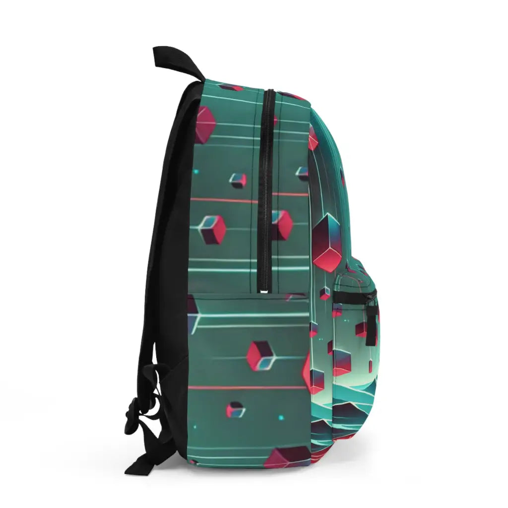 Land of Falling Cubes Backpack One size Bags