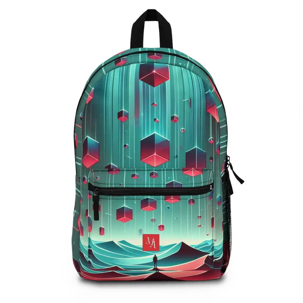 Land of Falling Cubes Backpack One size Bags