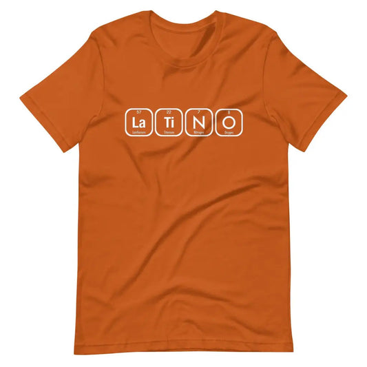 Latino Element Short-sleeve unisex t-shirt periodic table