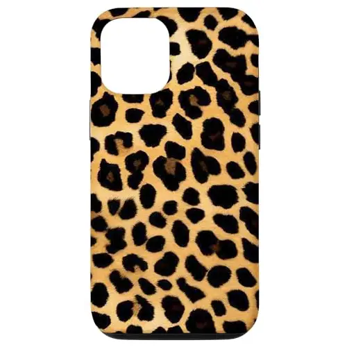Leopard Print Pattern: Dynamic Design in Black and Brown
