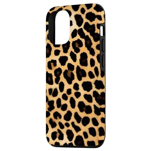 Leopard Print Pattern: Dynamic Design in Black and Brown