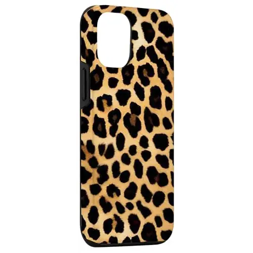 Leopard Print Pattern: Dynamic Design in Black and Brown