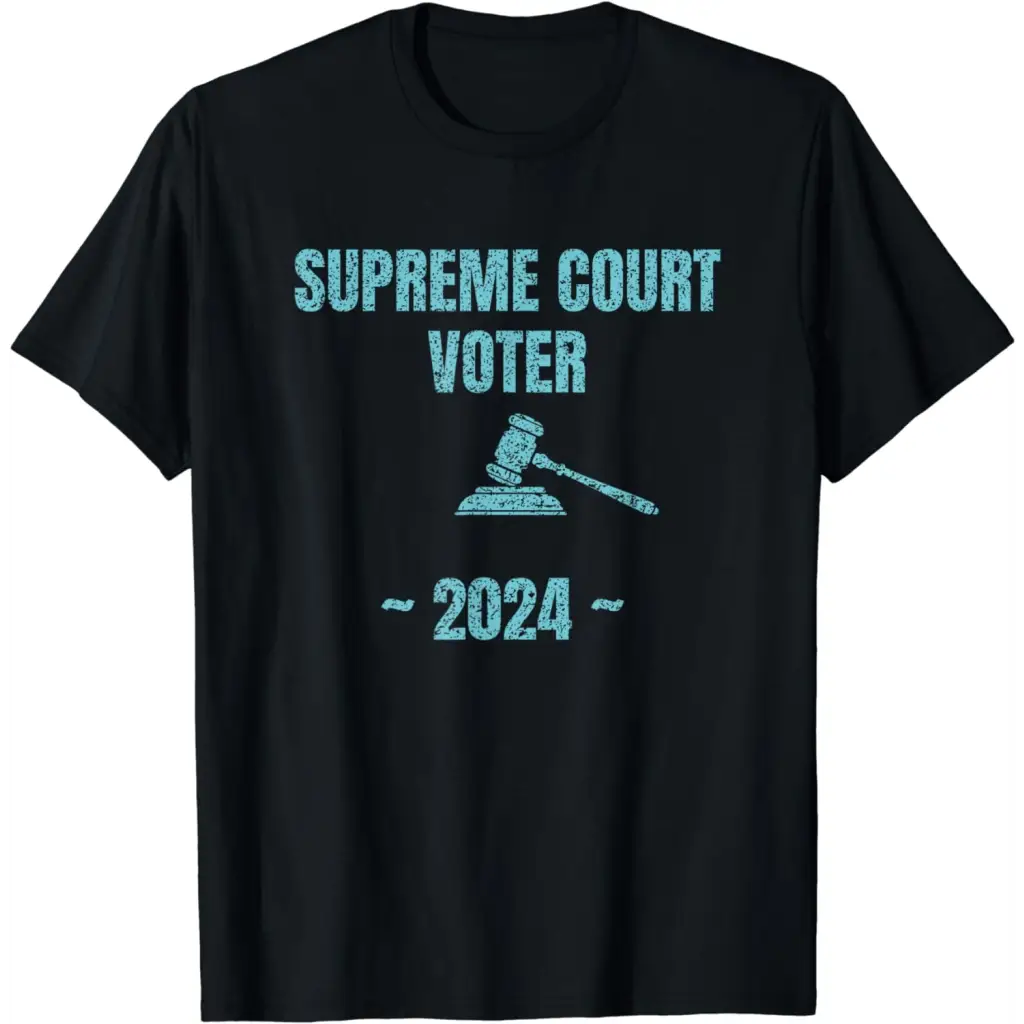 Liberal Supreme Court Voter - Blue Democrat T-Shirt - Black