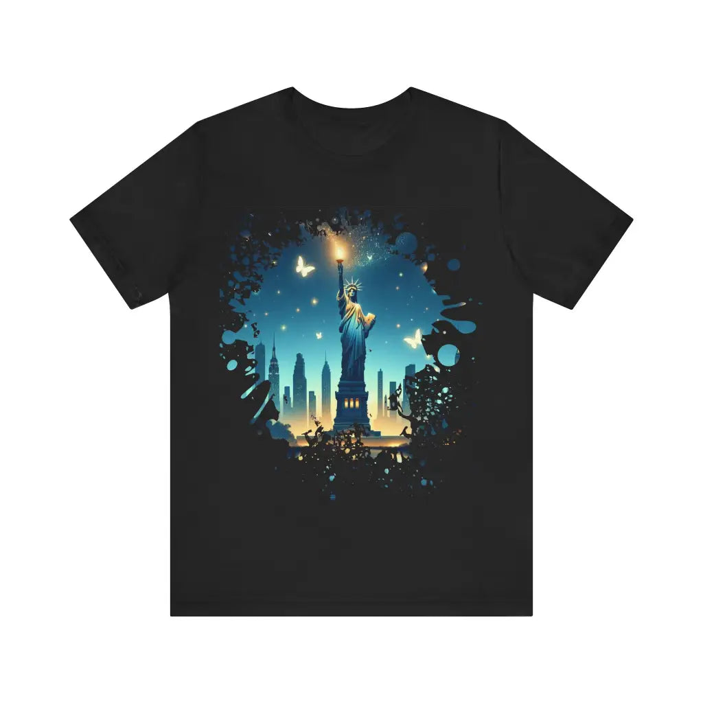 Liberty Enlightening the Night - Jersey Short Sleeve Tee