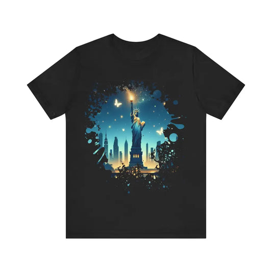 Liberty Enlightening the Night - Jersey Short Sleeve Tee