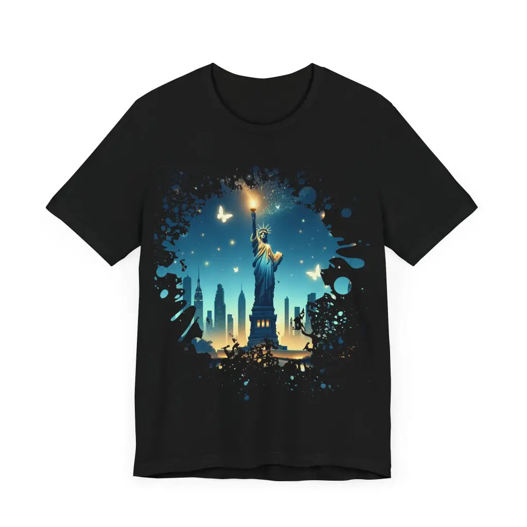 Liberty Enlightening the Night - Jersey Short Sleeve Tee