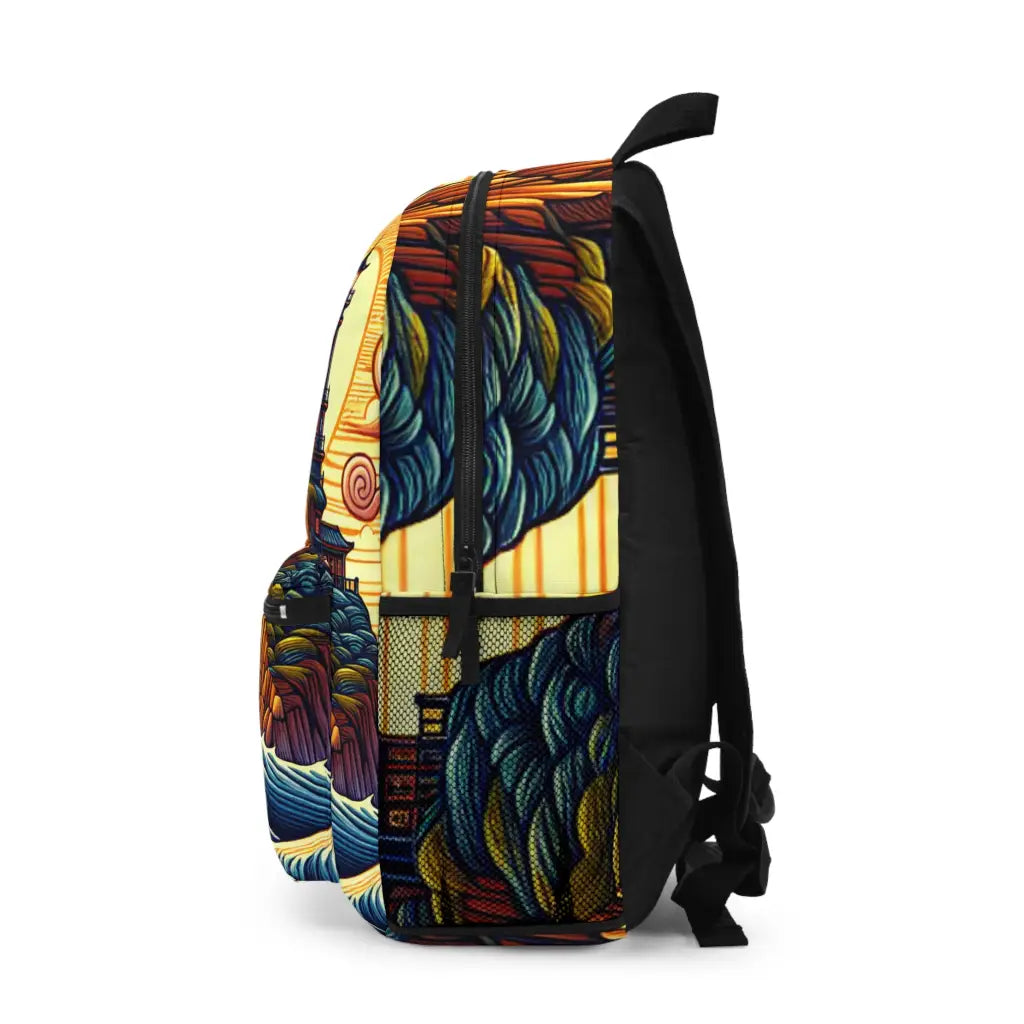 Lighthouse on the Waves Backpack One size Bags