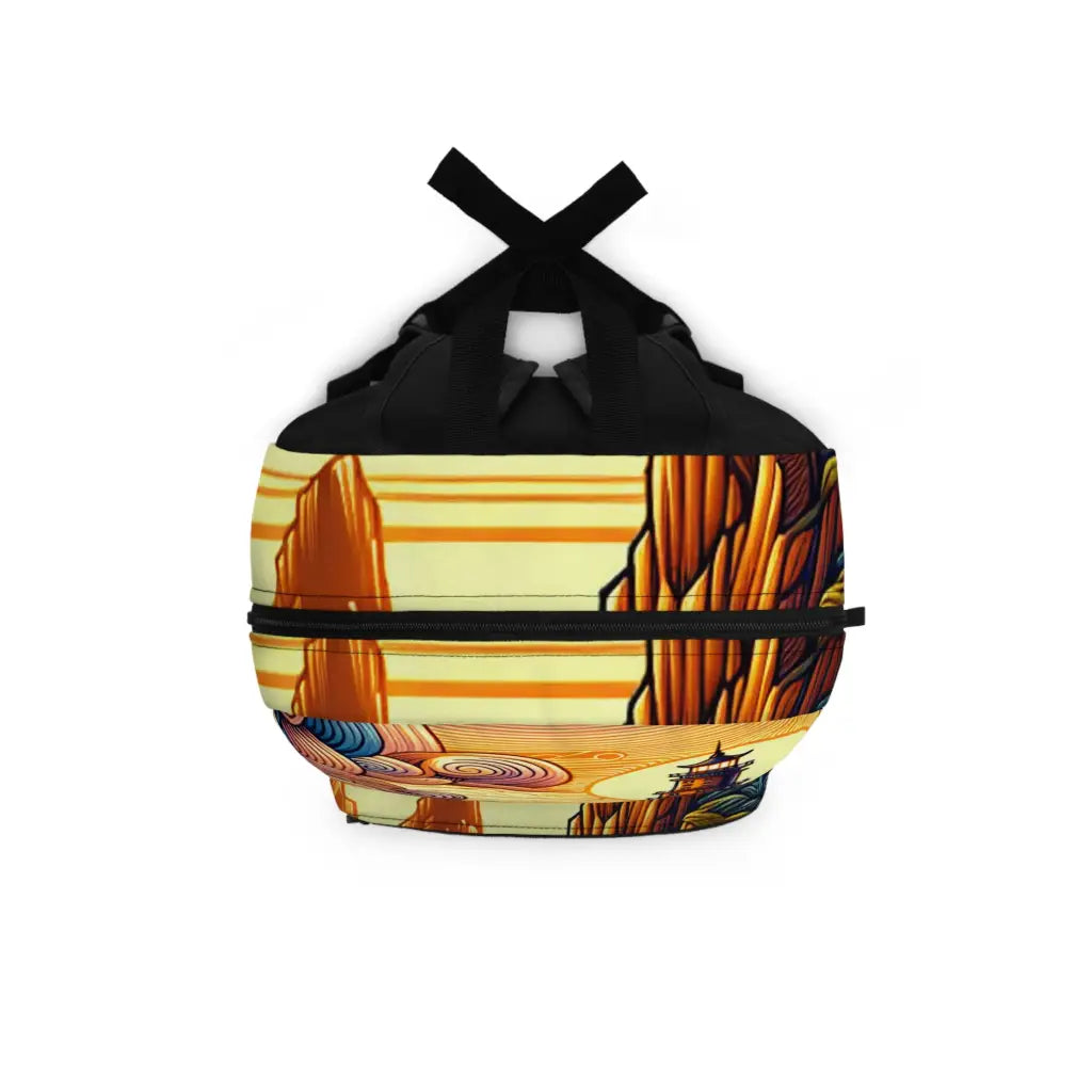Lighthouse on the Waves Backpack One size Bags