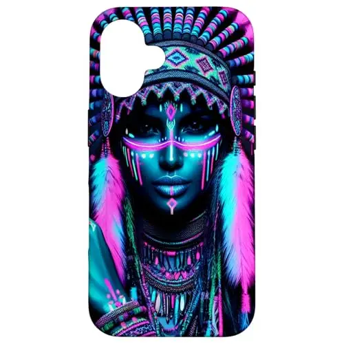 Luminous Spirit: Tribal Glow Case (iPhone Select Model)