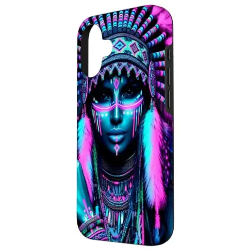 Luminous Spirit: Tribal Glow Case (iPhone Select Model)