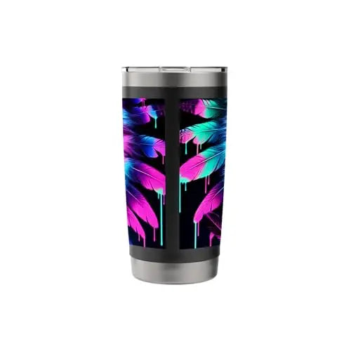 Luminous Spirit: Tribal Glow Stainless Steel Insulated