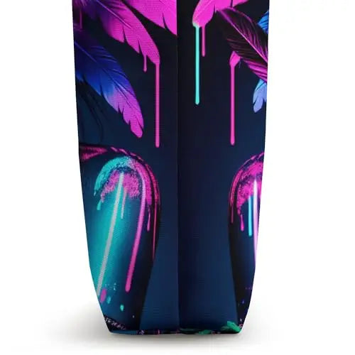 Luminous Spirit: Tribal Glow Tote Bag Apparel