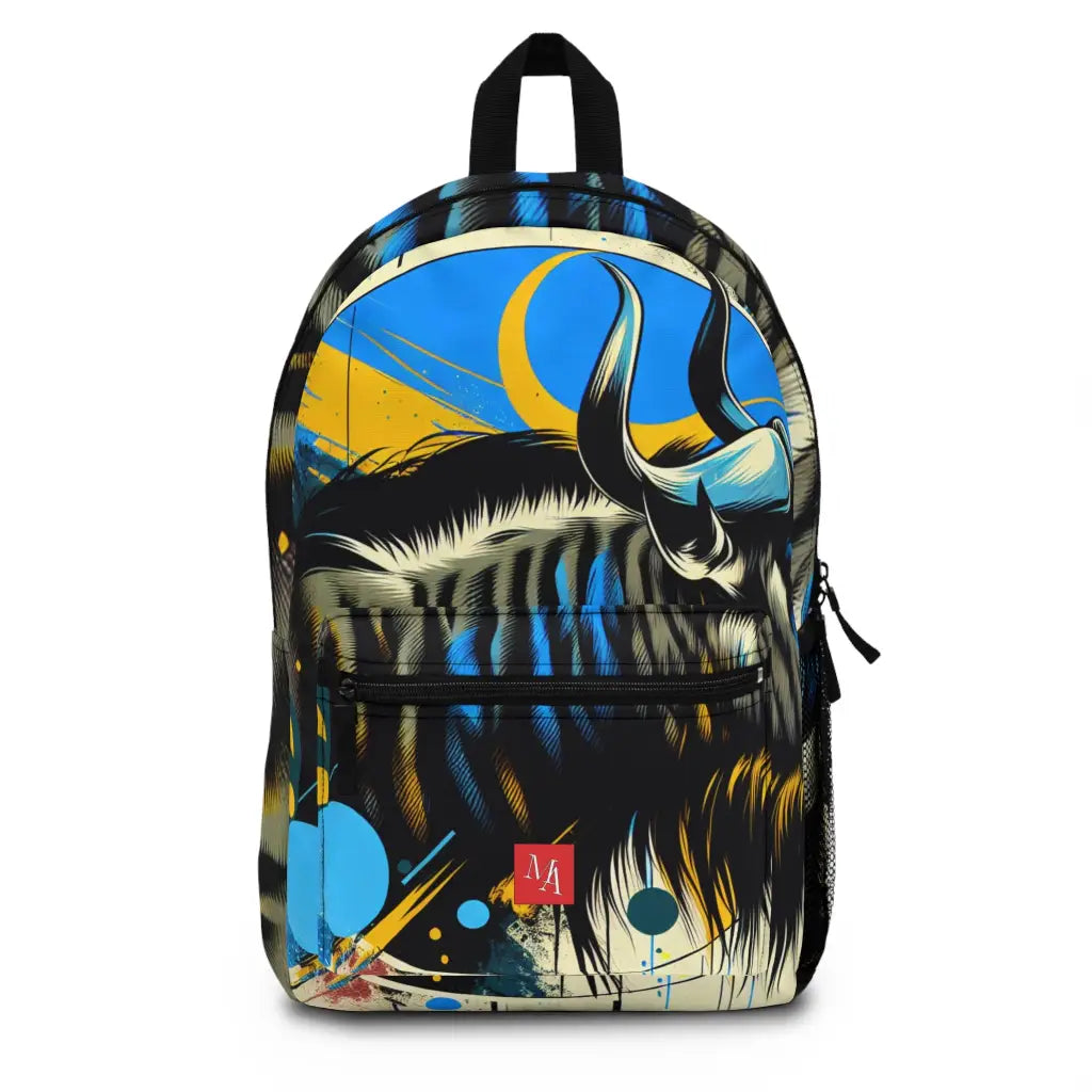 Majestic Animal Portrait in Colors Backpack One size Bags