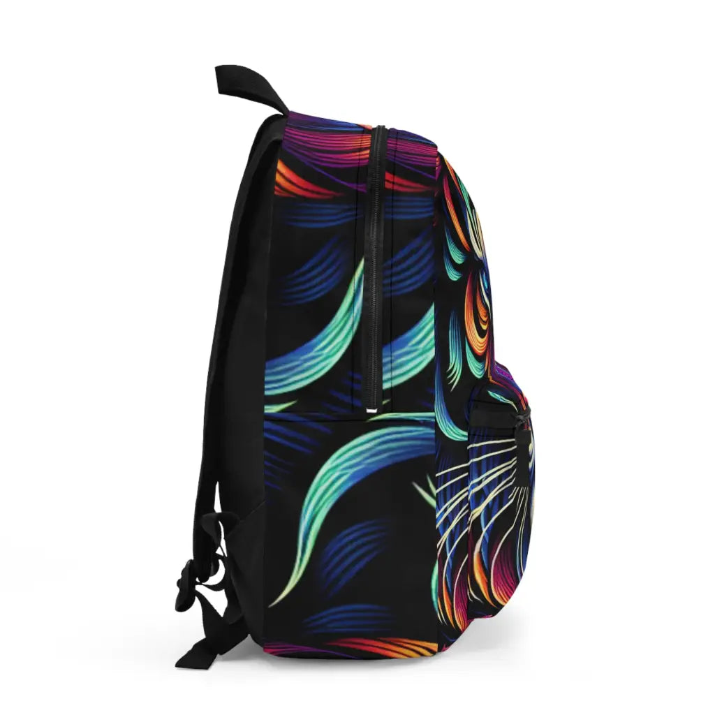 Majestic Beast in Vivid Tones Backpack One size Bags