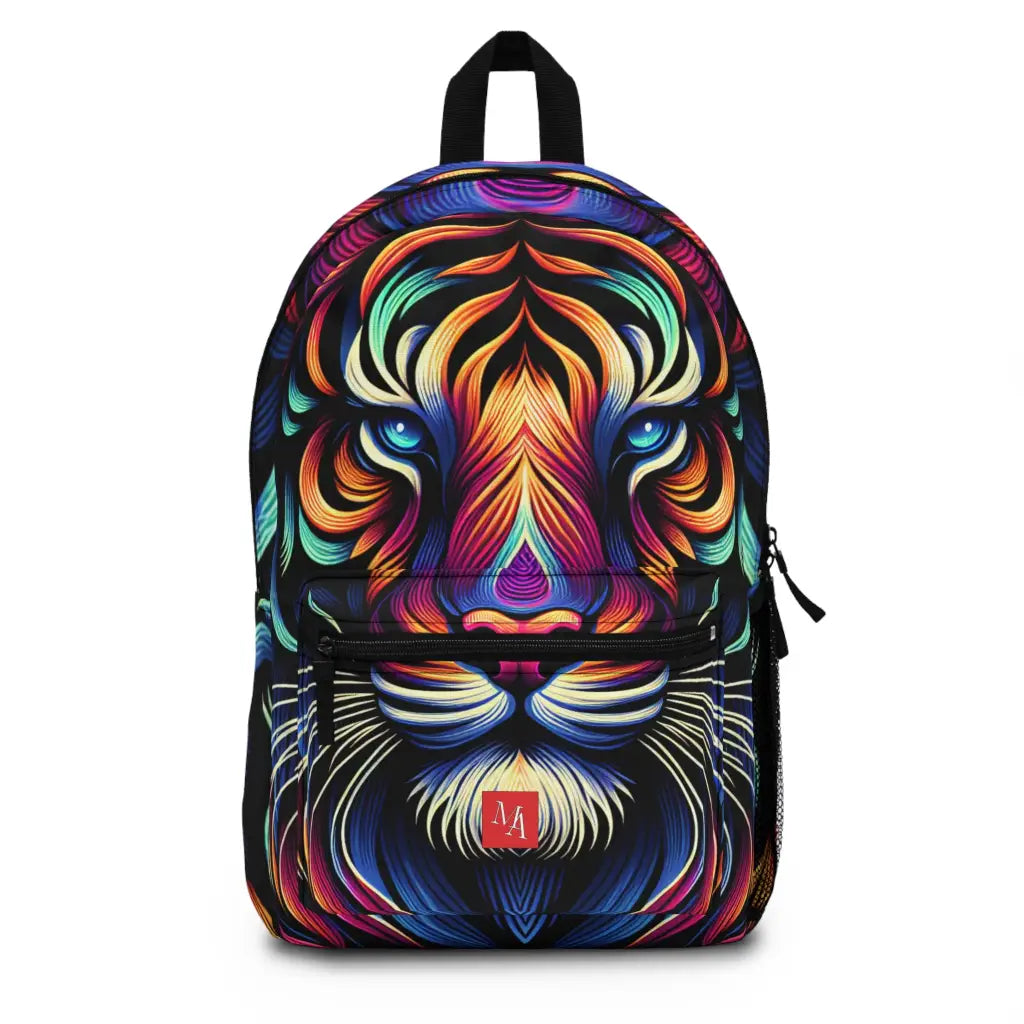 Majestic Beast in Vivid Tones Backpack One size Bags