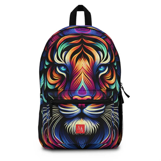 Majestic Beast in Vivid Tones Backpack One size Bags