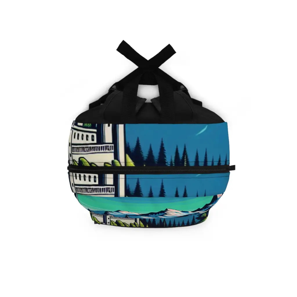 Majestic Castle by the River Backpack One size Bags