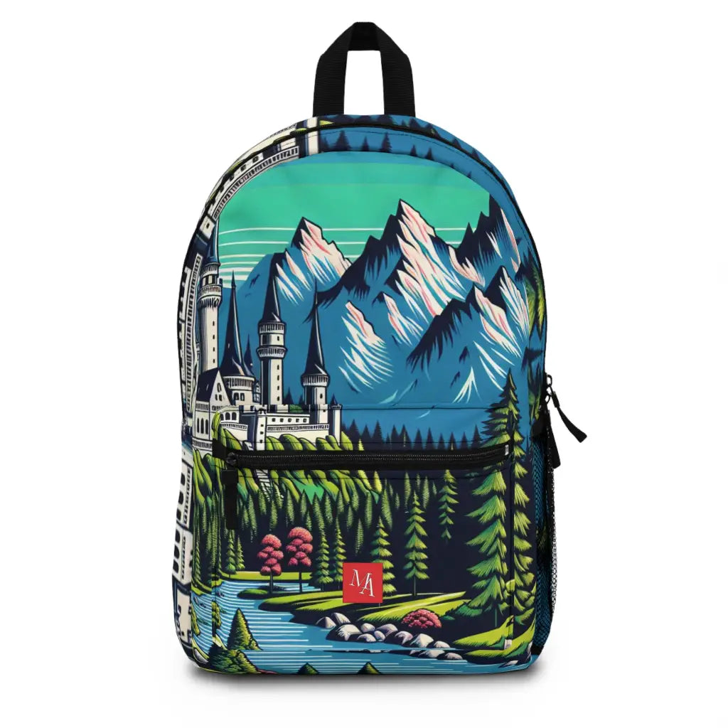 Majestic Castle by the River Backpack One size Bags