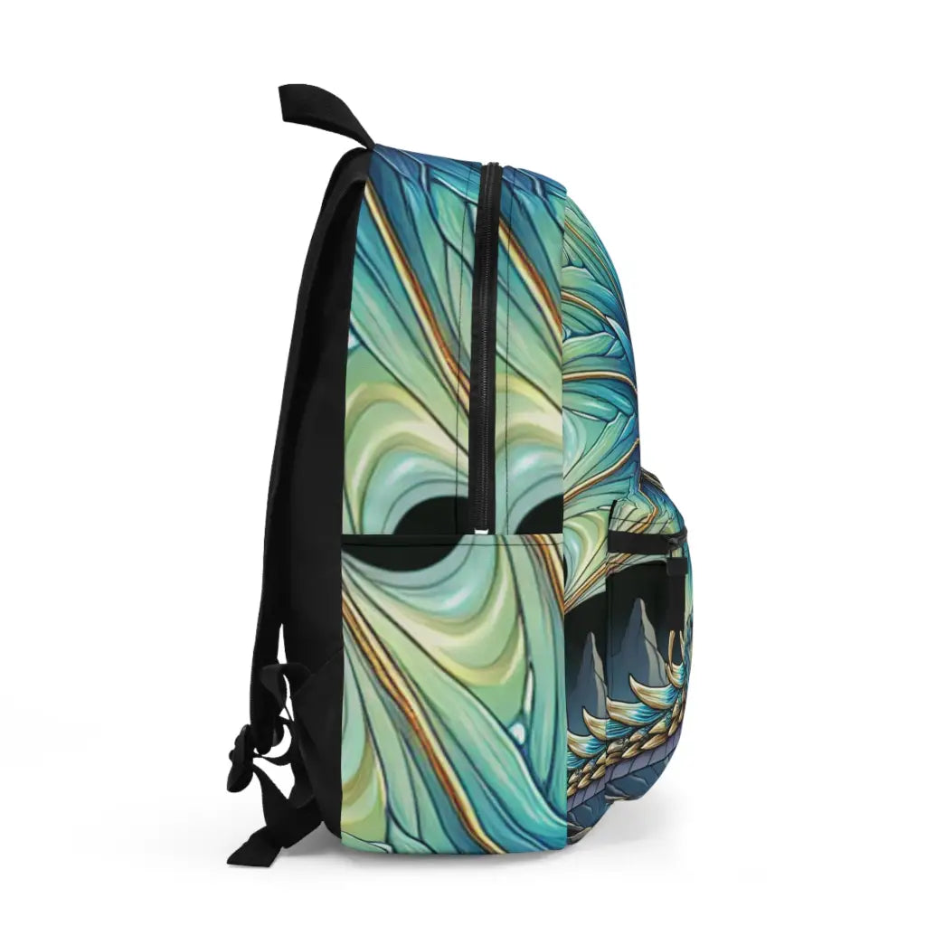 Majestic Dragon Fantasy Backpack One size Bags