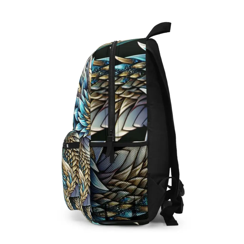 Majestic Dragon Fantasy Backpack One size Bags