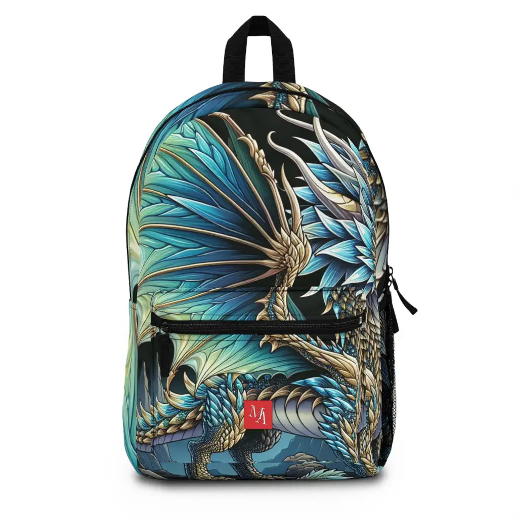 Majestic Dragon Fantasy Backpack One size Bags