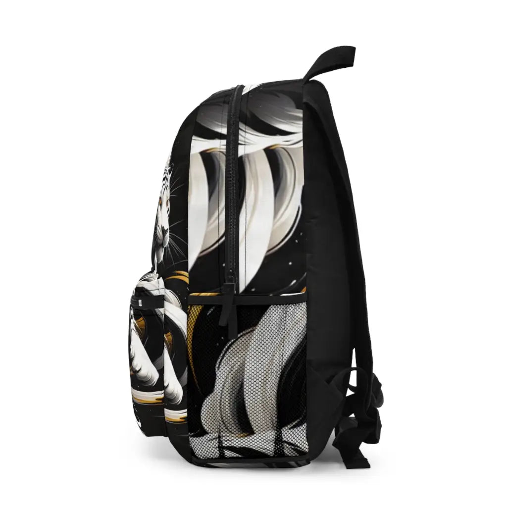Majestic Feline Energies Backpack One size Bags