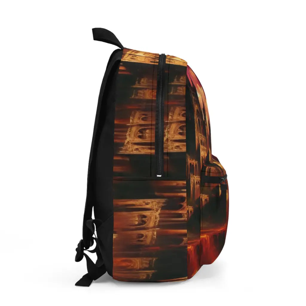 Majestic Fortress at Dusk Backpack One size Bags