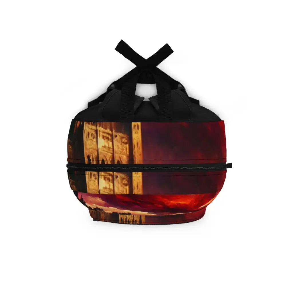 Majestic Fortress at Dusk Backpack One size Bags