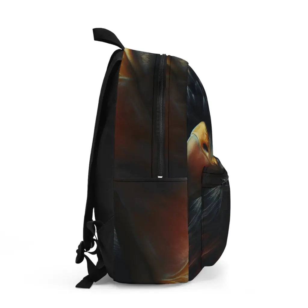 Majestic Gaze of the Golden Eagle Backpack One size Bags