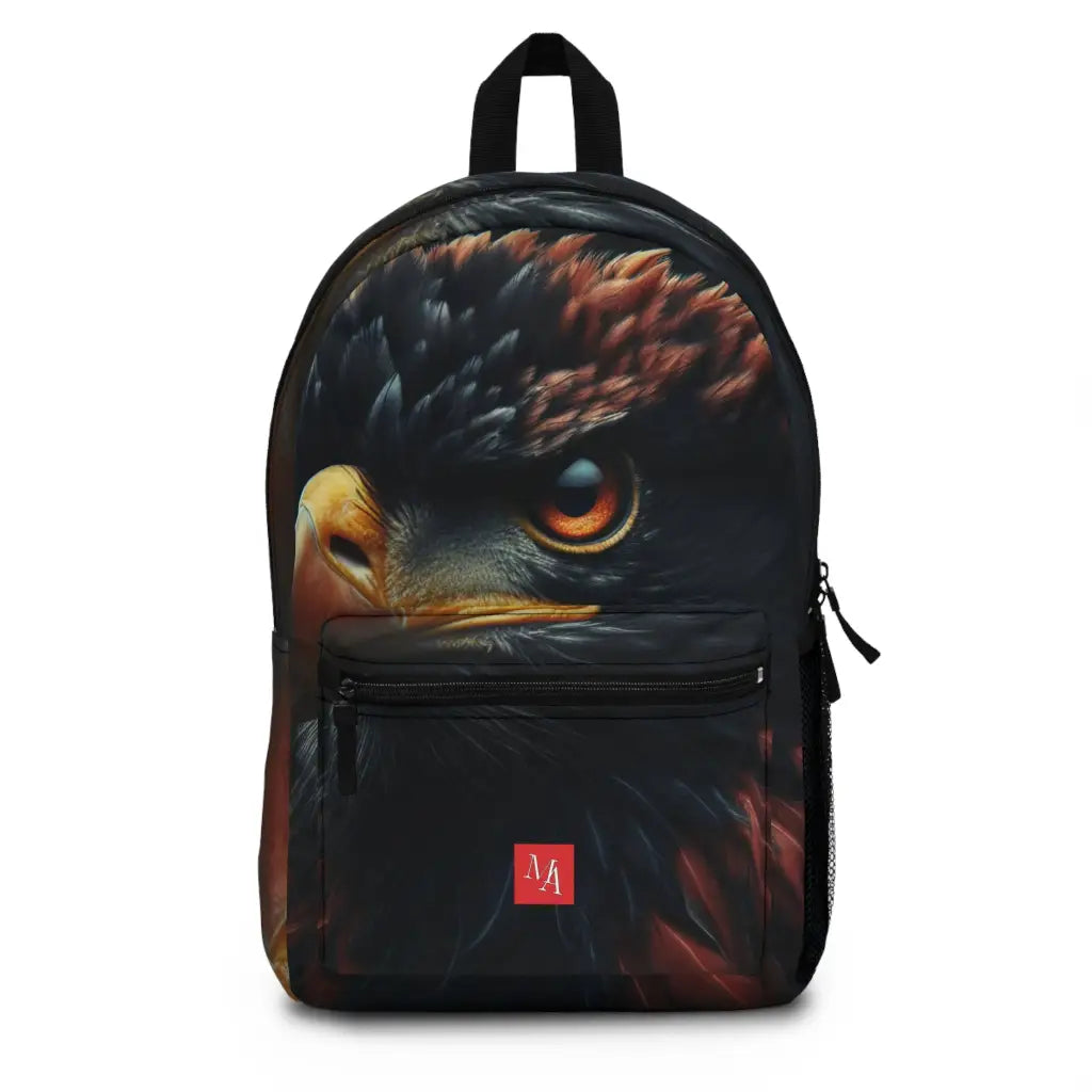Majestic Gaze of the Golden Eagle Backpack One size Bags