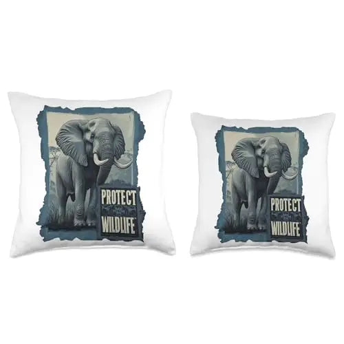 Majestic Guardian of the Wild Throw Pillow Home