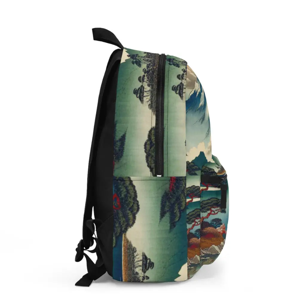 Majestic Peaks and Tranquil Lake Backpack One size Bags