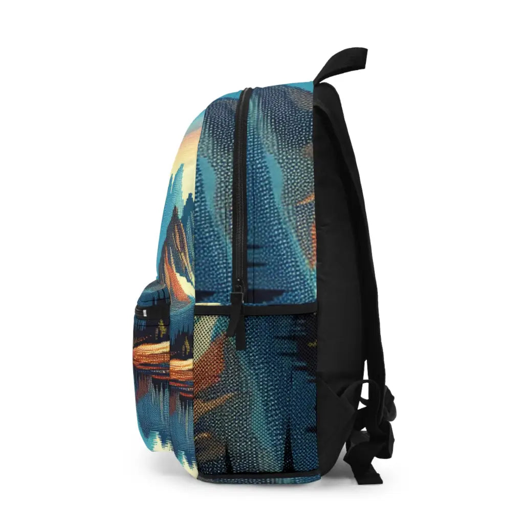 Majestic Peaks and Tranquil Waters Backpack One size Bags