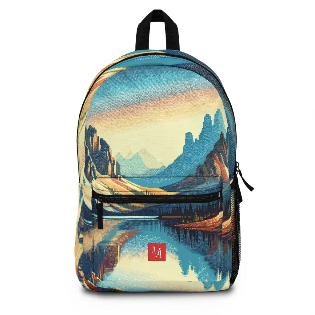 Majestic Peaks and Tranquil Waters Backpack One size Bags