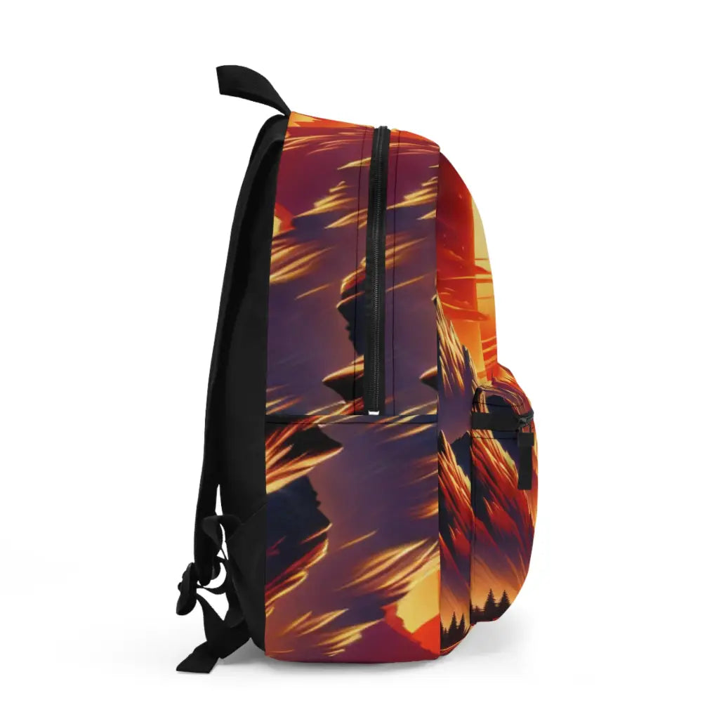 Majestic Peaks at Dawn Backpack One size Bags