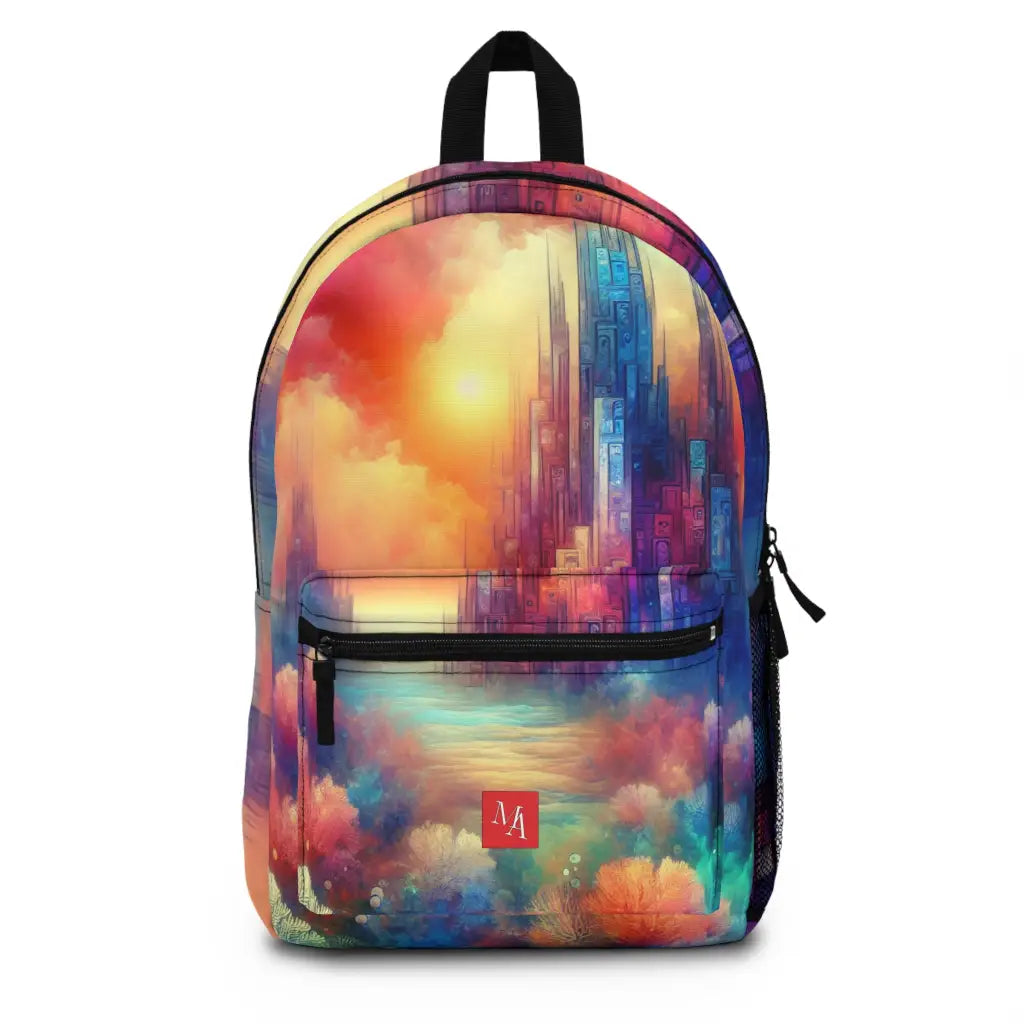Majestic Radiance in a Coralline Realm Backpack One size