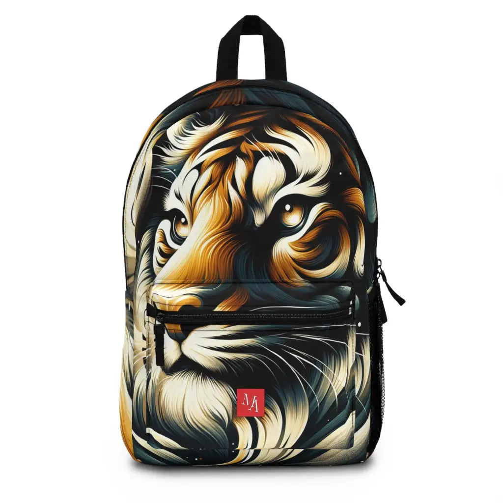 Majestic Tiger in the Starlight Backpack One size Bags