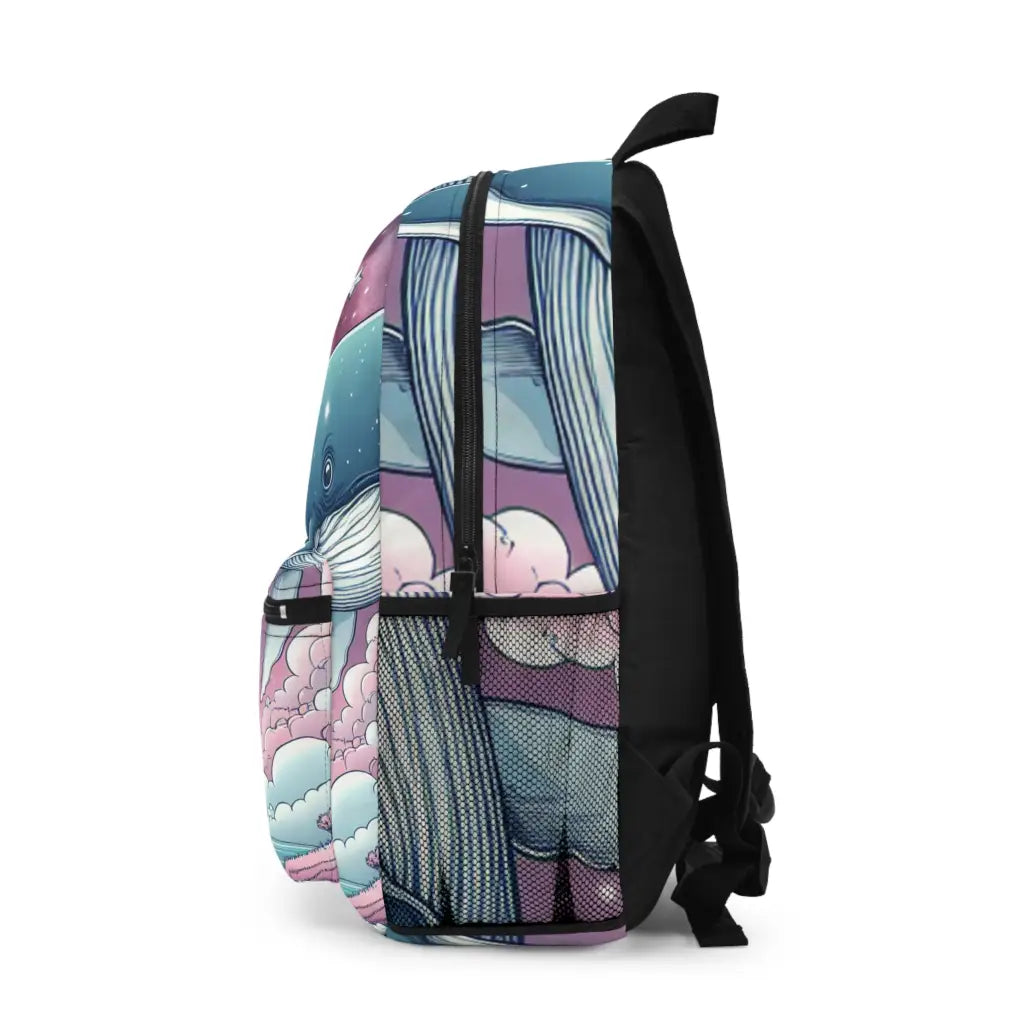 Majestic Whale Journey Backpack One size Bags