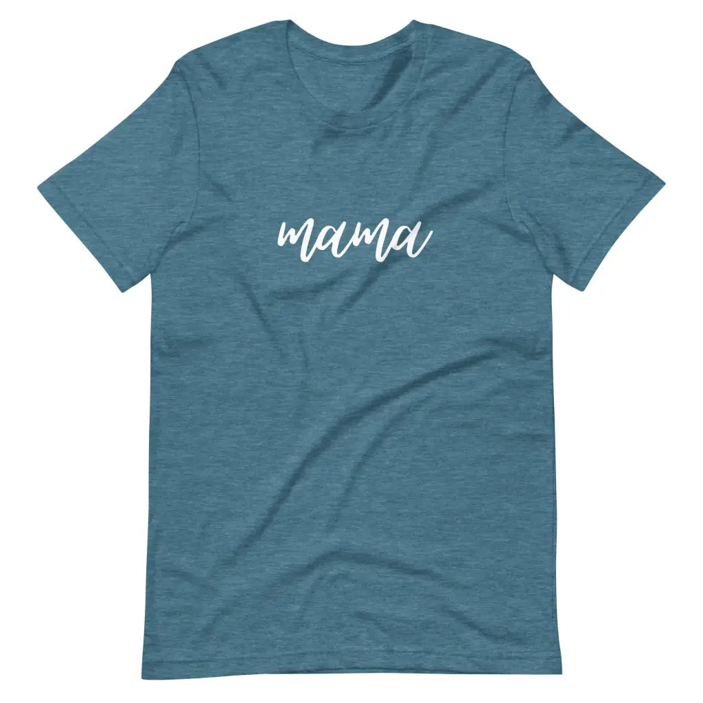 Mama Tee Short-sleeve t-shirt - Heather Deep Teal / S