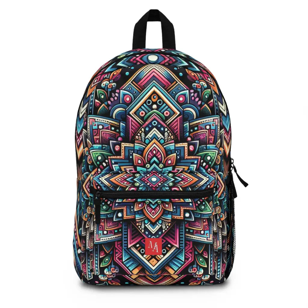 Mandala Kaleidoscope Backpack One size Bags