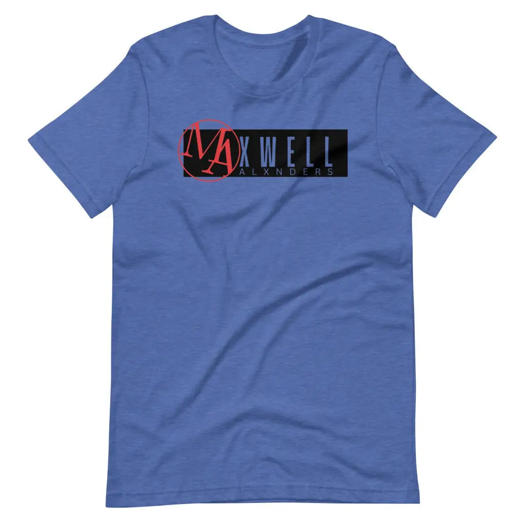 Man’s Maxwell Alxnders t-shirt - Heather True Royal / S